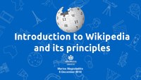 Introduction to Wikipedia and its principles. Online tutorial