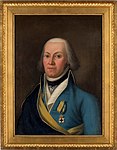 Emil Adam von Gertten i adelsfanans uniform från tidigt 1800-tal.