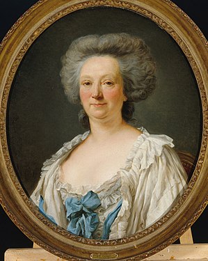 Portrait de femme autrefois identifiée comme Mme Geoffrin, 1787, Musée Carnavalet