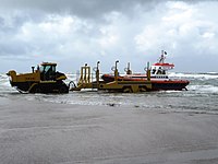 Valentijn-Boot zu Wasser gehend