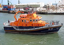 At 17 metres long, the Severn-class lifeboats are the largest class of 