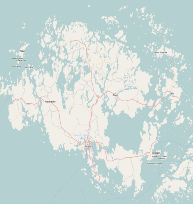 Location map Finland Åland