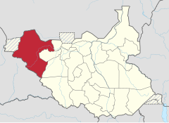 Location of Lol State in South Sudan