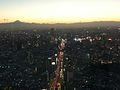 Dusk shot looking west at Mt Fuji.