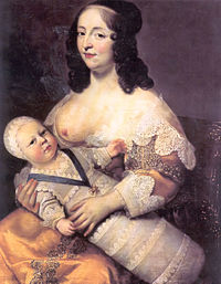 Louix XIV et sa nourrice