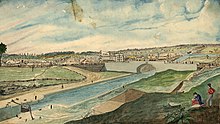 Lower Bytown, from the Barrack Hill, near the head of the Eighth Lock and Sappers’ Bridge, 1845.jpg