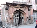 Deteriorating building of fort
