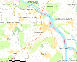 Roquemaure - Localizazion