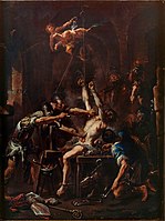 Martyre de saint Érasme, 1697, Sebastiano Ricci, pinacothèque de Brera, Milan.