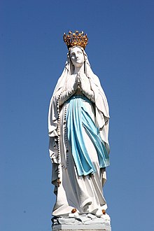 Blessed Virgin Mary with the Rosary Mpa Lurdes JfMaria.jpg