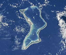 Image satelite de Diego Garcia.