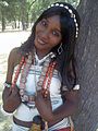Seorang perempuan Wodaabe dari Kamerun