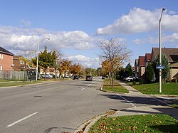 Old Finch Avenue near the Toronto Zoo