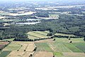 Woldsee von Süden (Bildmitte vorne, dahinter der zweite See), Juli 2010