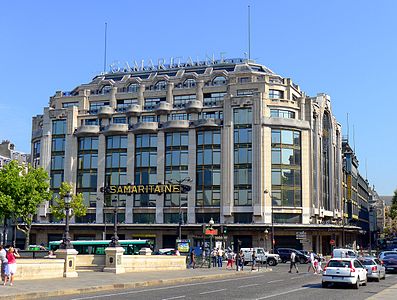 Siop adrannol La Samaritaine, Paris, gan Henri Sauvage (1925–28)