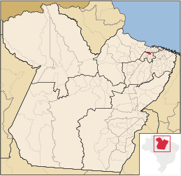 Santo Antônio do Tauá – Mappa