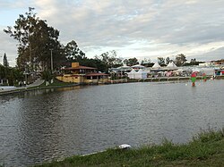 Multisport Park of Pond (Parque Poliesportivo da Lagoa) in June festivities.