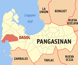 Dasol na Pangasinan Coordenadas : 15°59'22.70"N, 119°52'49.91"E