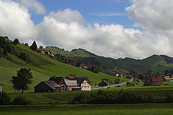 Gontenin kirkonkylä.