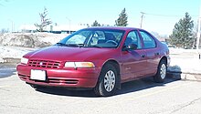 1996 - 2000 Plymouth Breeze photographed in Sault Ste. Marie, Ontario, Canada