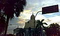 Cathedral at sunset.