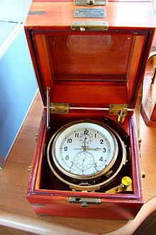 Einheitschronometer
pattern MX6 marine chronometer mass-produced in the Soviet Union after World War II Russian Ship Chronometer.jpg