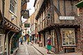 Shambles ve Little Shambles sokaklarının kesişimi, York, İngiltere