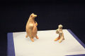 Culture de Shijiahe. Figurines d’argile: un ours et un singe[N 1].