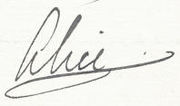 Chữ ký của Alice xứ Battenberg