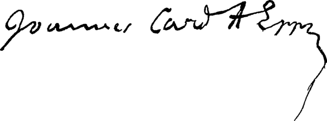 Signature de János Scitovszky