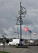 Skulptur im Hafenbereich der Marina Wendtorf