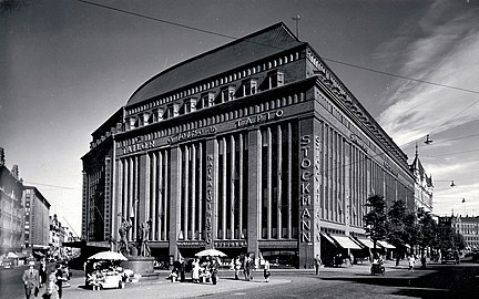 Stockmann department store, Helsinki, Sigurd Frosterus, 1916-30.