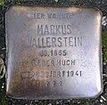 Stolperstein Siegburg Humperdinckstraße 12 Markus Wallerstein