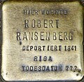 Stolperstein für Robert Ransenberg (Eifelstraße 6)