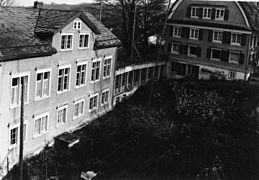 1977: «Studium» mit dem Alten Konvikt (rechts)