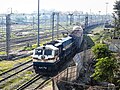 20504 Dibrugarh Rajdhani Express arriving Katihar Junction