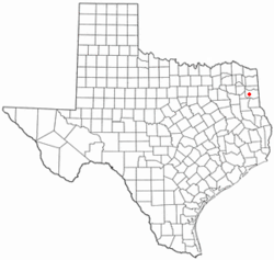 Location of Hallsville, Texas