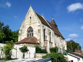 The church in Thiverny