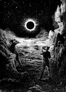 An illustration to Tsiolkovsky's educational science fiction story On the Moon (1893) Tsiolk na lune (pic Gofman) 3.png