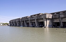 La Base sous-marine, construite entre 1941 et 1943.