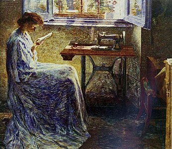 Umberto Boccioni, The novel of a seamstress 1908