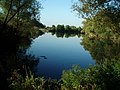 "Old Laborec" fish pond next to the village