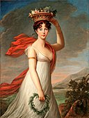 Julie Lebrun as Flora; by Élisabeth Vigée Le Brun; circa 1799; oil on canvas; 129.5 x 97.8 cm; Museum of Fine Arts (St. Petersburg, Florida, US)