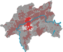 Mappa dei quartieri di