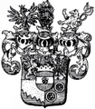 Wappen der Freiherren von Gaschin von und zu Rosenberg 1633