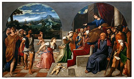 Le Jugement de Salomon, 1533 Accademia, Venise