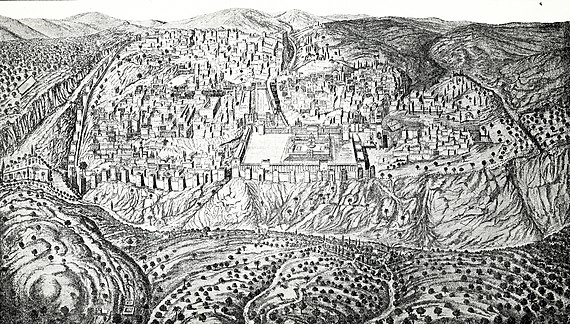 Таблица I. Іерусалим времен Ирода (с 38 г. до Р. Хр. по 6-й г. нашей эры).
