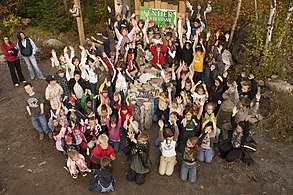 Les élèves de l'école Saint-Léon participent à la réalisation du Tacon Site des Lacs