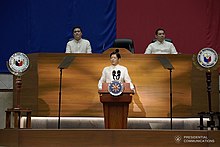 President Bongbong Marcos during his first State of the Nation Address on July 25, 2022. 20220725-SONAPBBM2.jpg