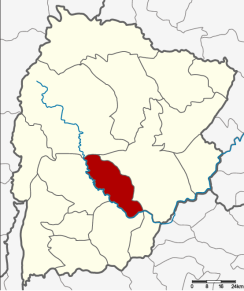 Amplasarea districtului în provincia Chaiyaphum